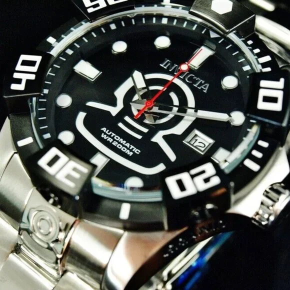 Men's Grand Diver Automatic 46mm Black Watch! New!